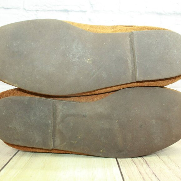 *Minnetonka Suede Knee High Lace Up Moccasins Festival Fringe Size 11 Inches - Picture 9 of 9